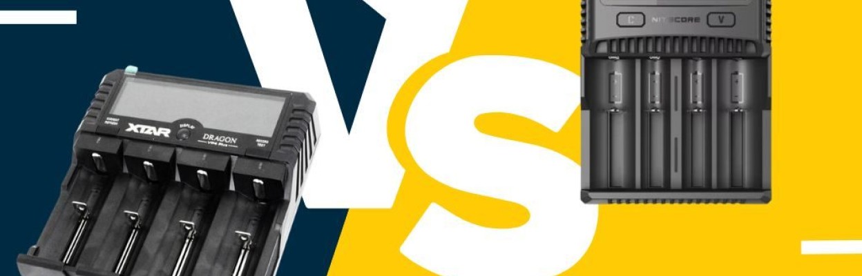 Porównanie ładowarek XTAR Dragon VP4 Plus vs Nitecore SC4